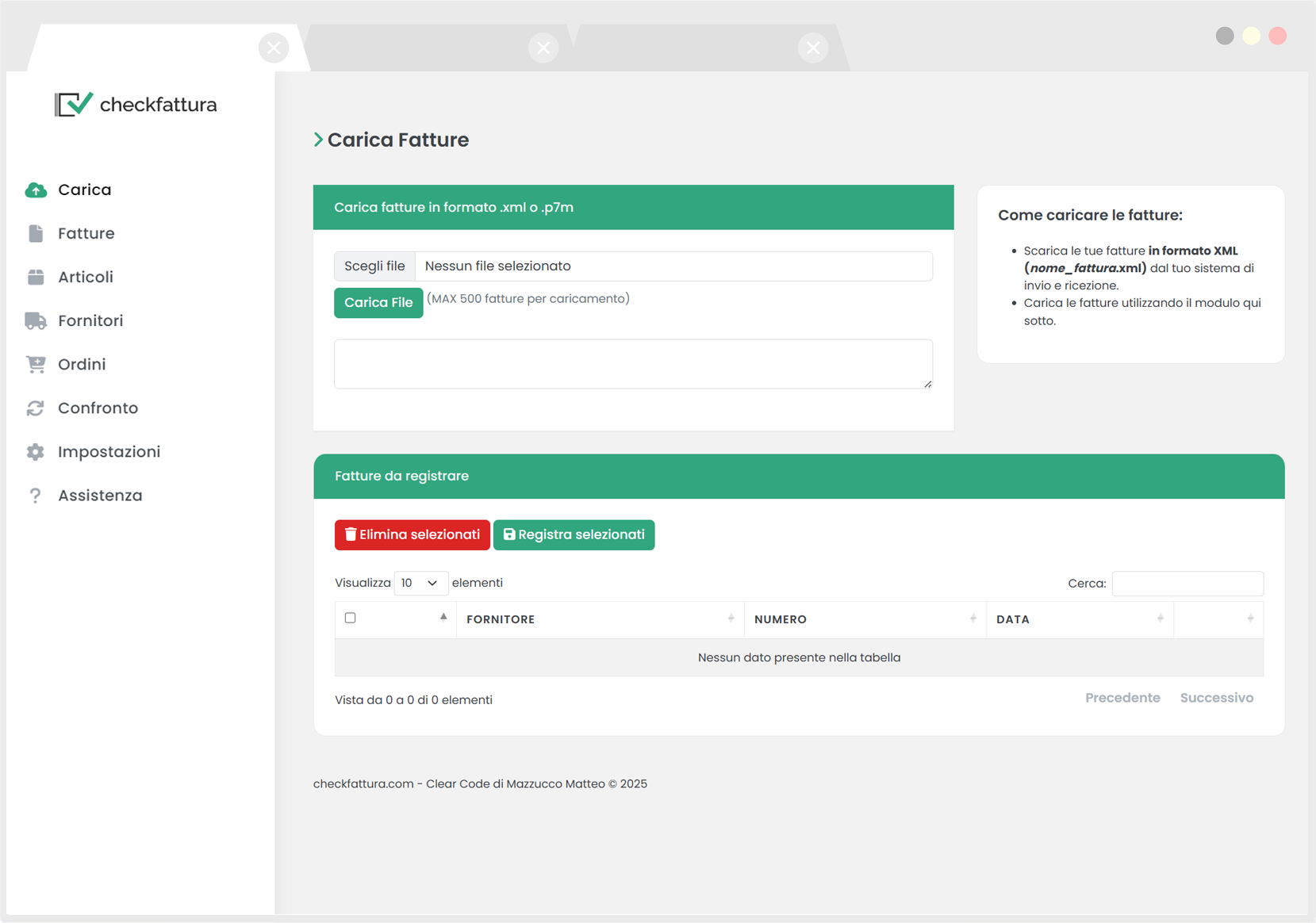 visualizzatore fattura elettronica checkfattura